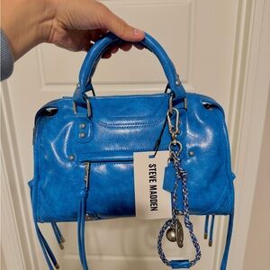 Steve Madden Vibrant Blue Satchel